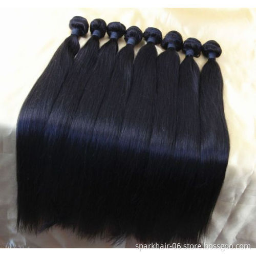 SPARK Cheap 100 human hair extension raw hair bundle,remy natural hair extensions,raw hair vendors natural virgin hair
